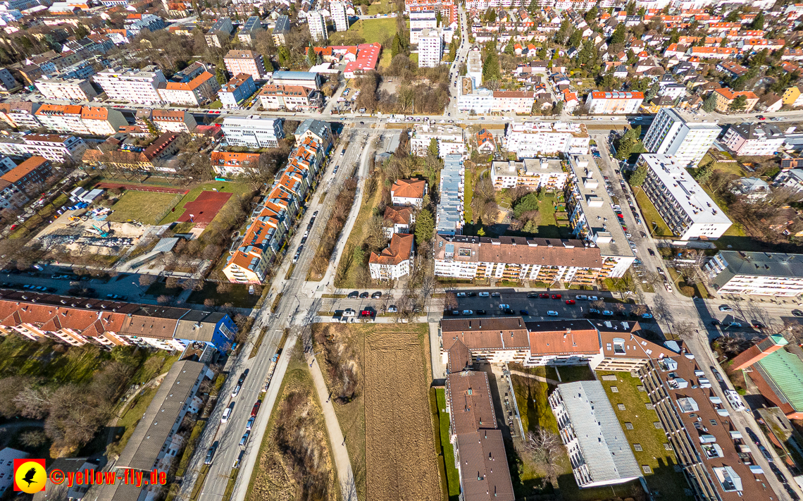 20.02.2023 - der Hachinger Bach zwischen Berg am Laim und Neuperlach